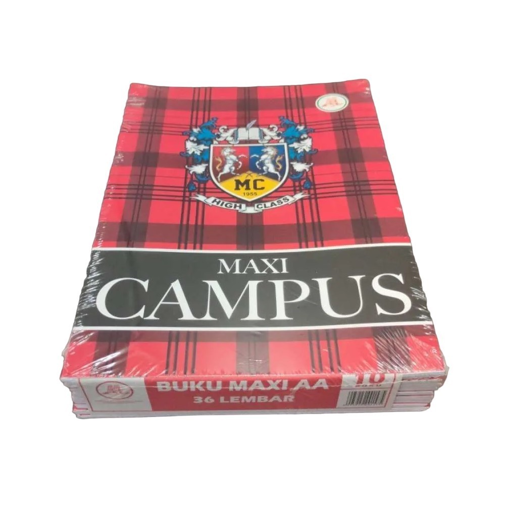 

[PACK] Buku Tulis Catatan Campuss Boxy B5 - AA Maxi 36 Lembar MURAH