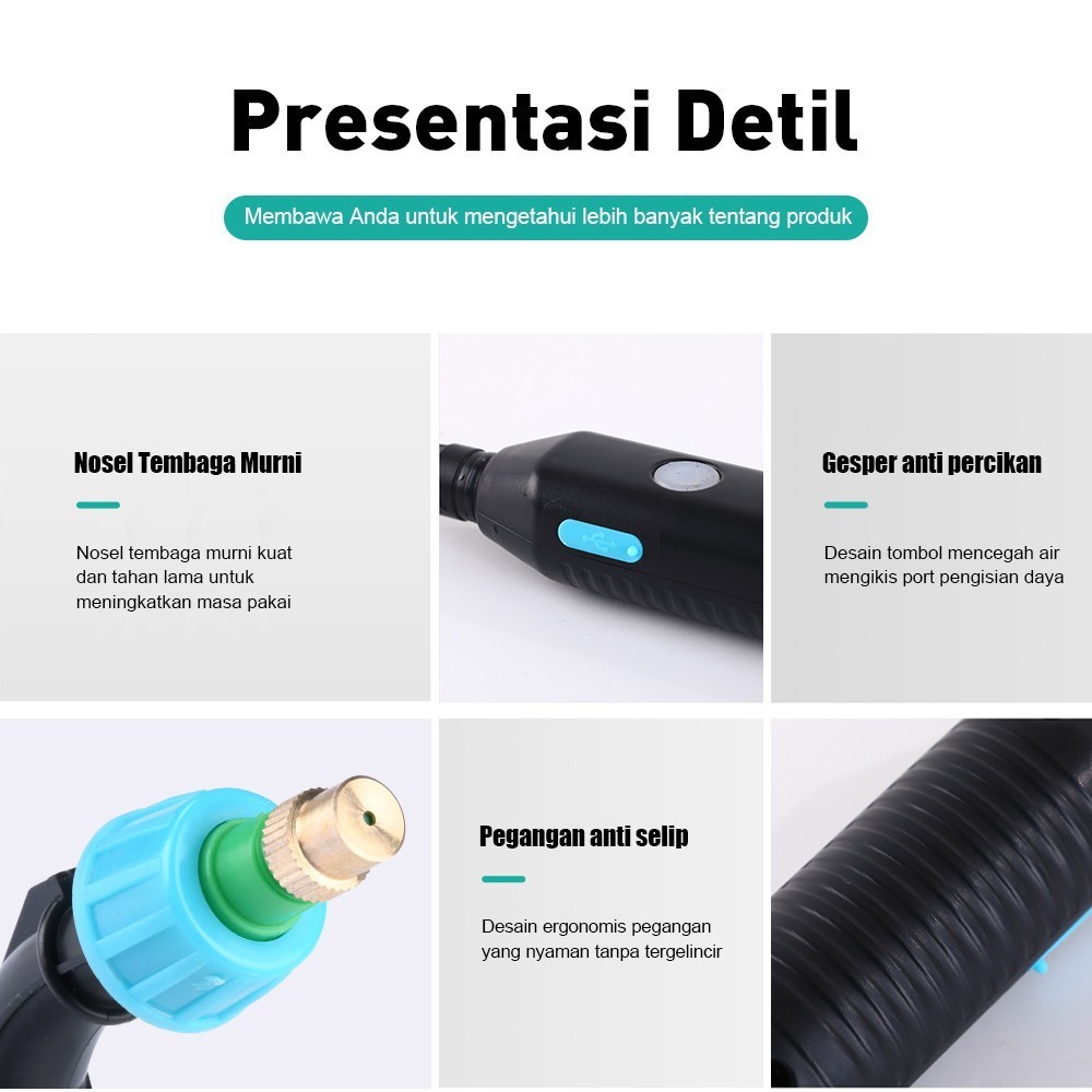 Sprayer Semprot Elektrik Alat Tanaman Hama Pressure Sprayer Alat Penyemprot Bertekanan Tinggi/Mesin