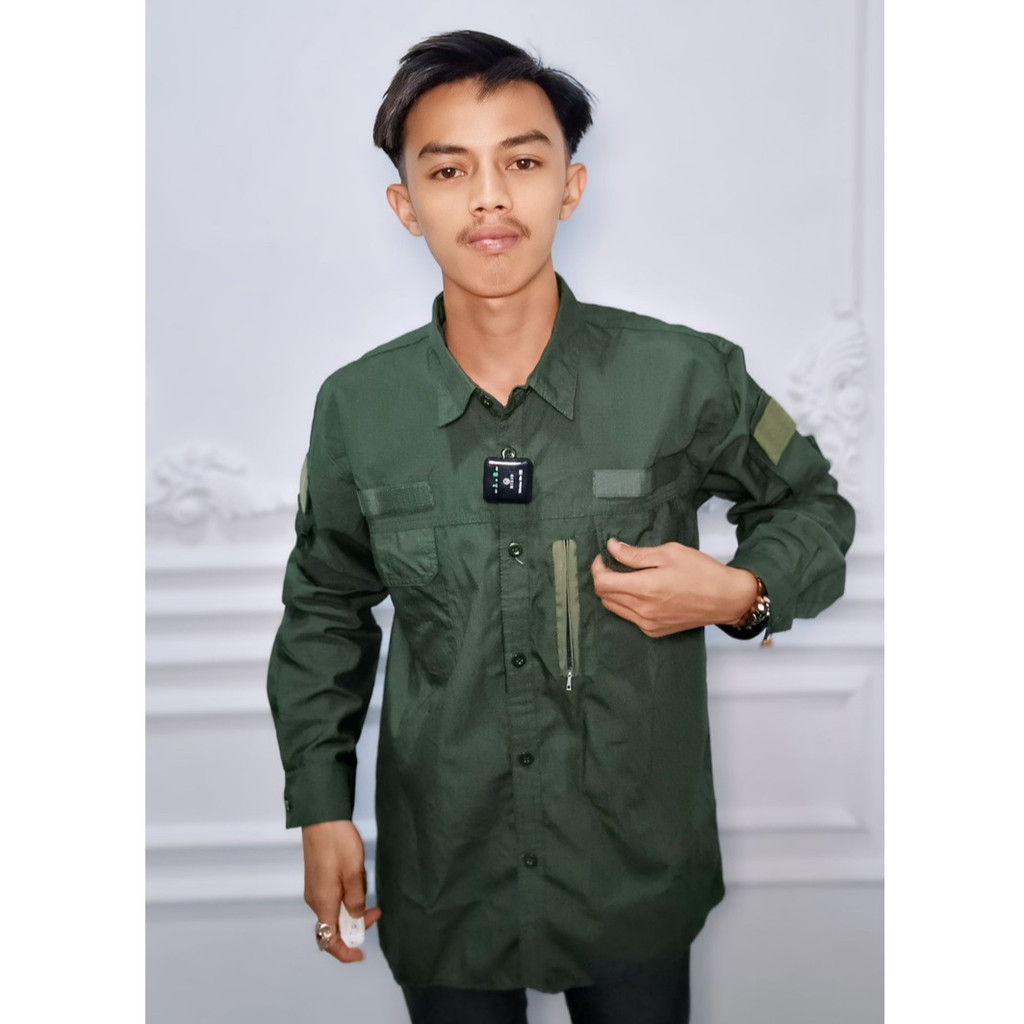 Baju Tactical Hexagon Warna Army