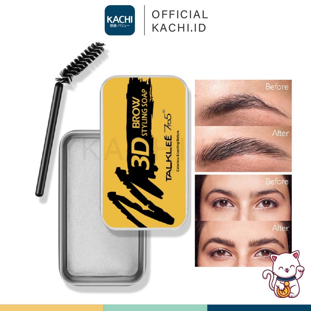KACHI - 3D Eyebrow Styling Soap Kiss Beauty Mascara Maskara Alis Lasting Eyebrow Gel Pomade YY001