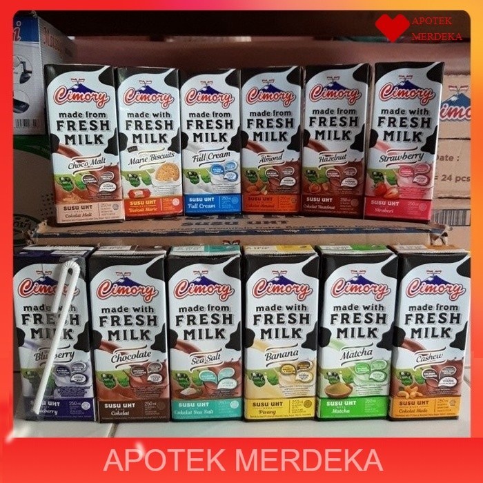 

Cimory Susu UHT 250 ml / Cimory Fresh Milk Susu UHT 250 ml / Susu Cimory / susu cimori