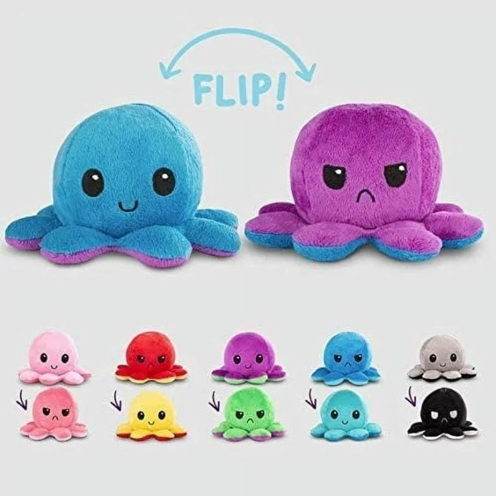 The Moody Reversible Octopus Plushie