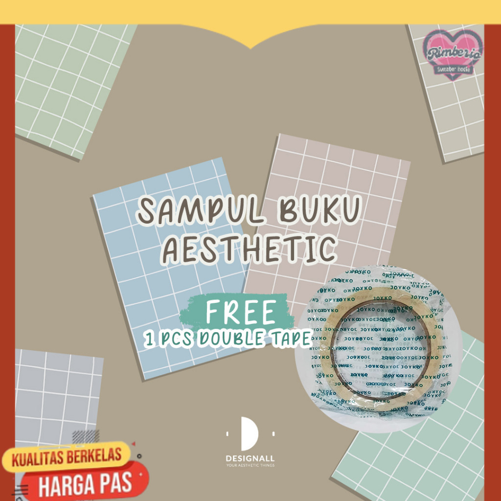 

(ISI 6 PCS) Designall Sampul Buku Aesthetic - Sampul Buku Motif - Sampul Buku Bigboss / Sidu - SG