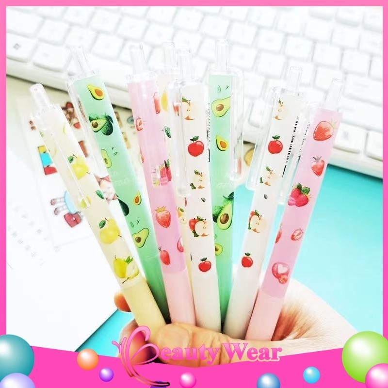 

Pulpen Gel Motif Buah Buahan Pulpen Pelajar Dan Kantor Pena Lucu Fruit Press Gel Pen