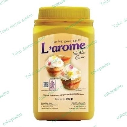 

HEMAT! larome vanilla susu 500g