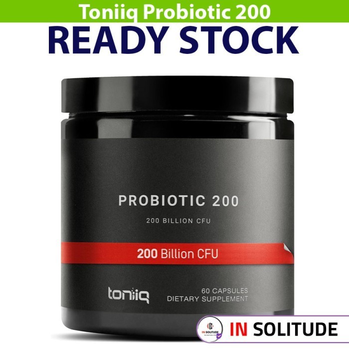Toniiq Probiotic 200 Billion CFU  60 Capsules