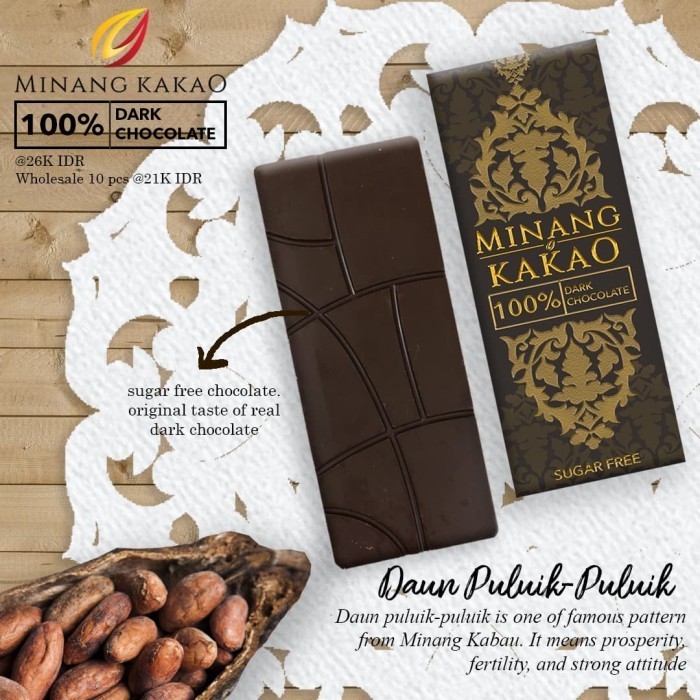 

Organic 100% Dark Chocolate - Real 100% Dark series