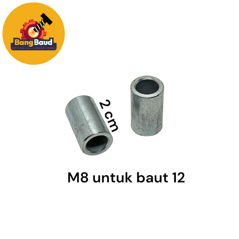 BOSH BUSING M8 BAUT 12 PANJANG 2cm