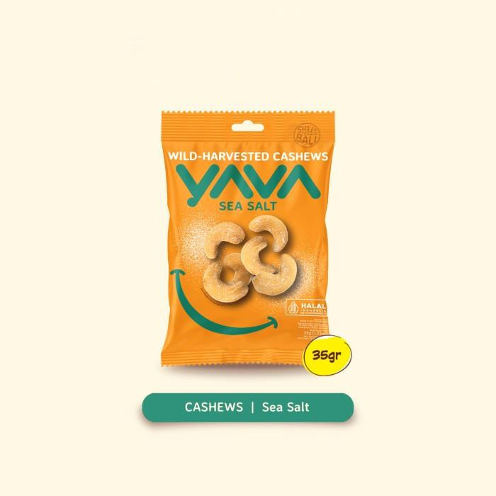 

YAVA Cashew SeaSalt 35gr - kacang mede dengan garam laut