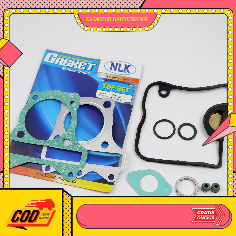 Paking Blok Seher Suzuki Spin 125 Ori / Top Set Paking Blok Seher Suzuki Spin 125 - NLK