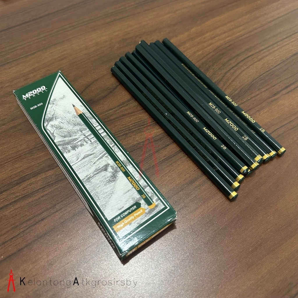 

Pencil / Pensil 2B (12pcs) M2000 / Montana Hijau