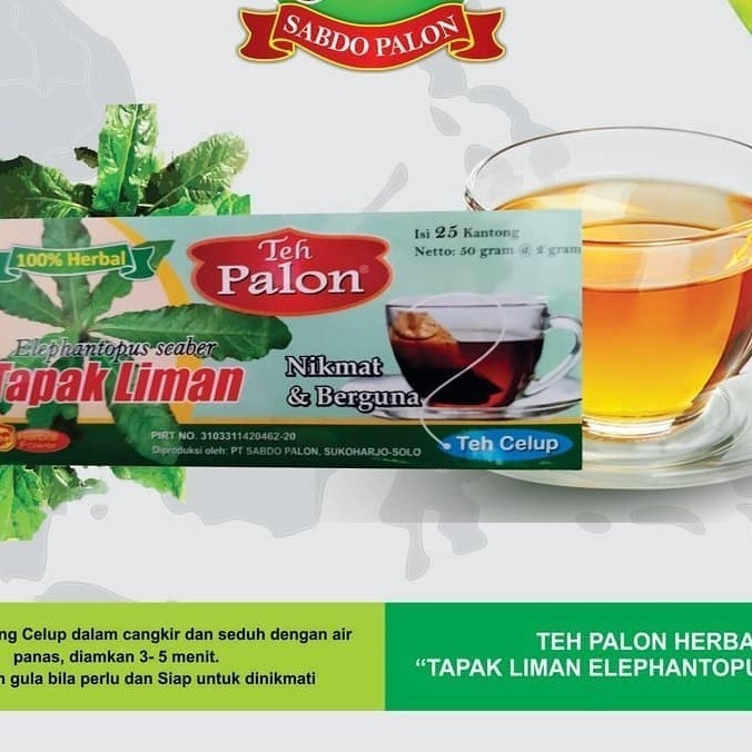 

TEH PALON HERBAL CELUP TAPAK LIMAN ELEPHANTOPUS SCABER