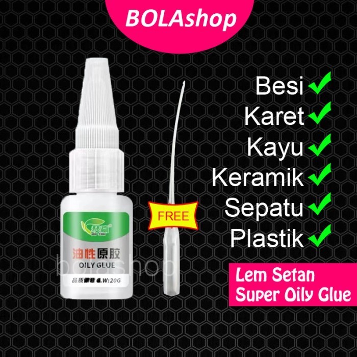 

Lem Setan Super Oily Glue Perekat Kuat
