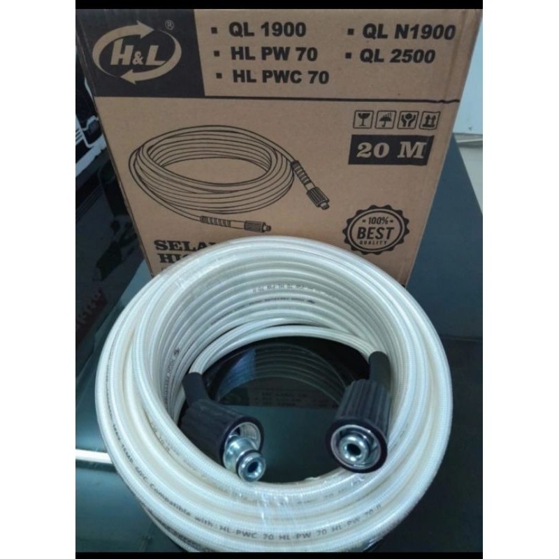 H&L Selang Jet Cleaner QL 2500 - 20 Meter /  Selang QL 2500 / Jet Cleaner QL2500