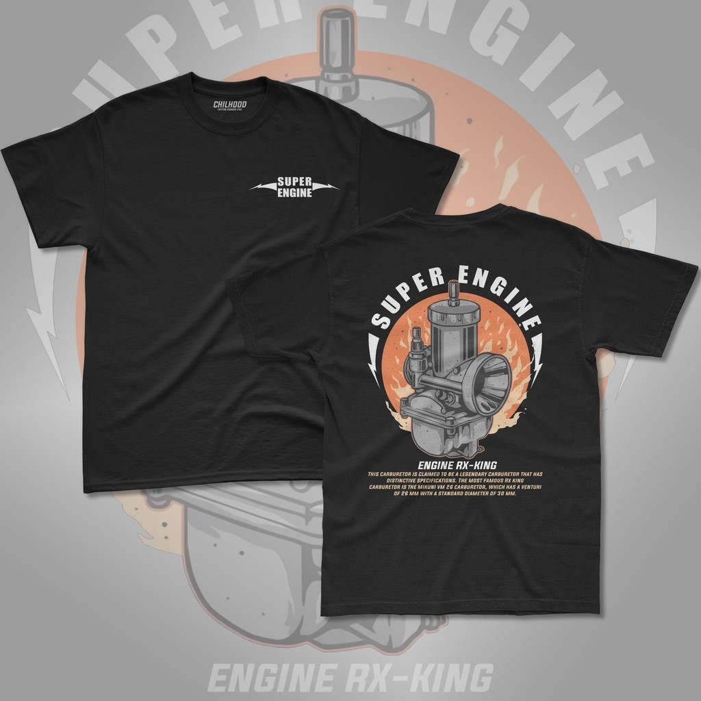 KAOS RX KING SUPER ENGINE / KAOS RX KING / KAOS RACING HEREX/KAOS HEREX KEREN /BAJU DISTRO/BAJU KEKI