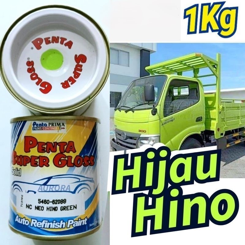 

cat penta super gloss solid nc Neo Hino green 62088 ( 200g - 1kg )