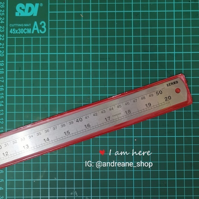

Penggaris Besi / Mistar Kenko 50 cm