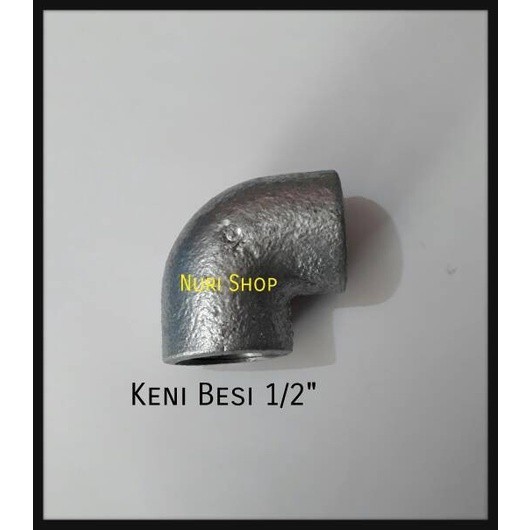 KENI BESI 1/2" / KENI GALVANIS 1/2" / ELBOW BESI 1/2" / ELBOW GALVANIS
