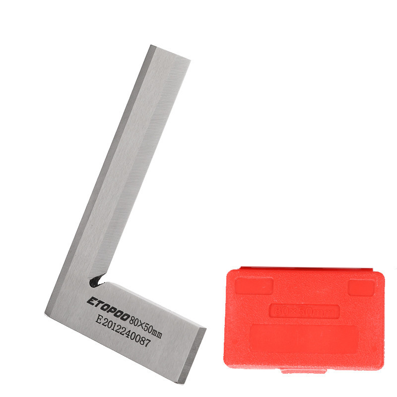 

63x40 80x50 125x80 Precision Knife Edge Square Ruler 90 Degree Right Angle Ruler Engineer MeasuringTool