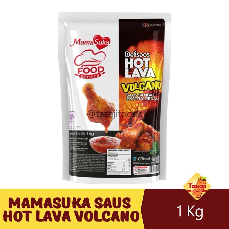 

Mamasuka Saus Hot Lava Volcano 1 KG Delisaos