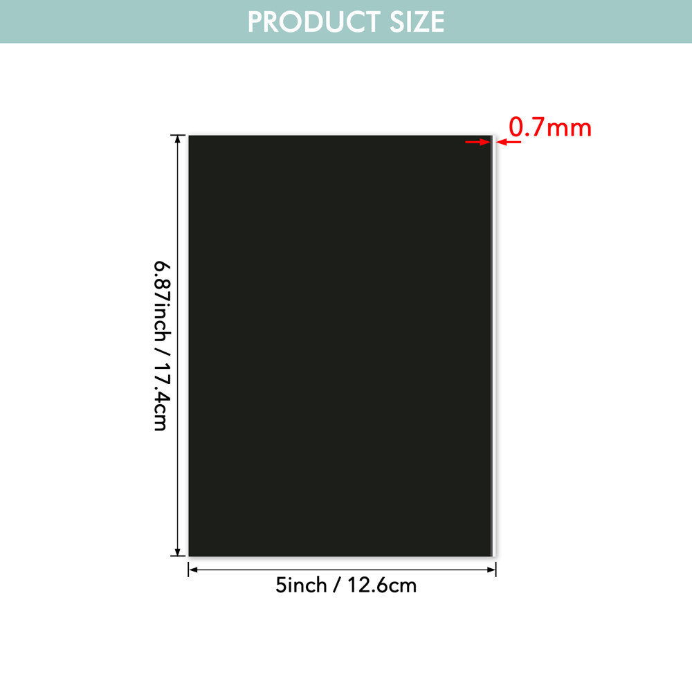 

10pcs 12.6x17.4cm 0.7mm Rubber Magnetic Sheets, Die and Stamp Storage Magnetic Panels Magnetic Storage Cards for Card Making