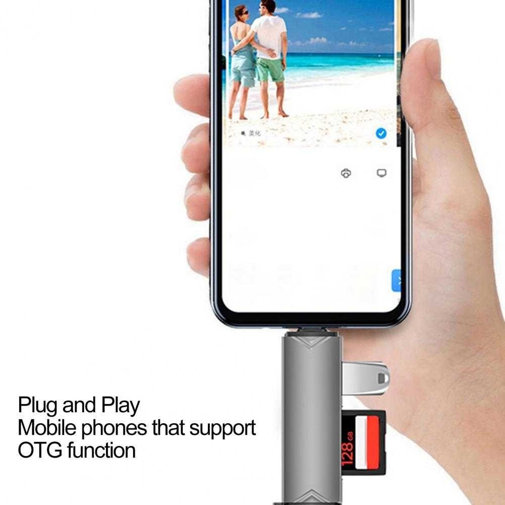 Card Reader 5in1 Type C USB 3.0 OTG MicroSD