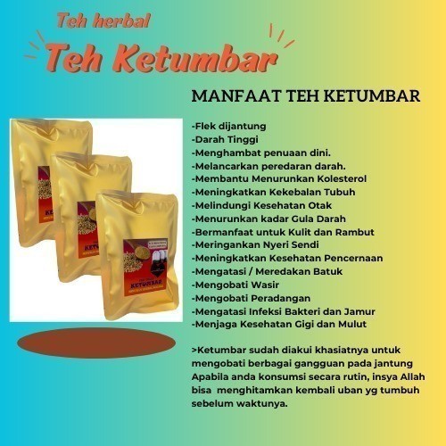 

Teh Herbal / Teh Ketumbar / Teh Rambut Jagung / 100% Asli Tanpa Campuran / Mahogra99