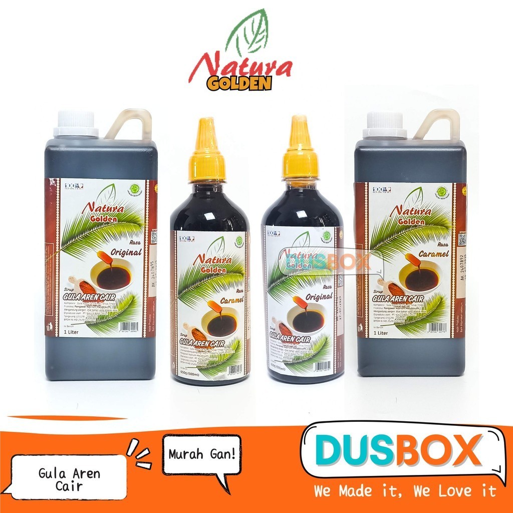 

Gula Aren Cair Natura Golden / Gula Cair / Gula Merah Cair Original / Gula Aren Caramel