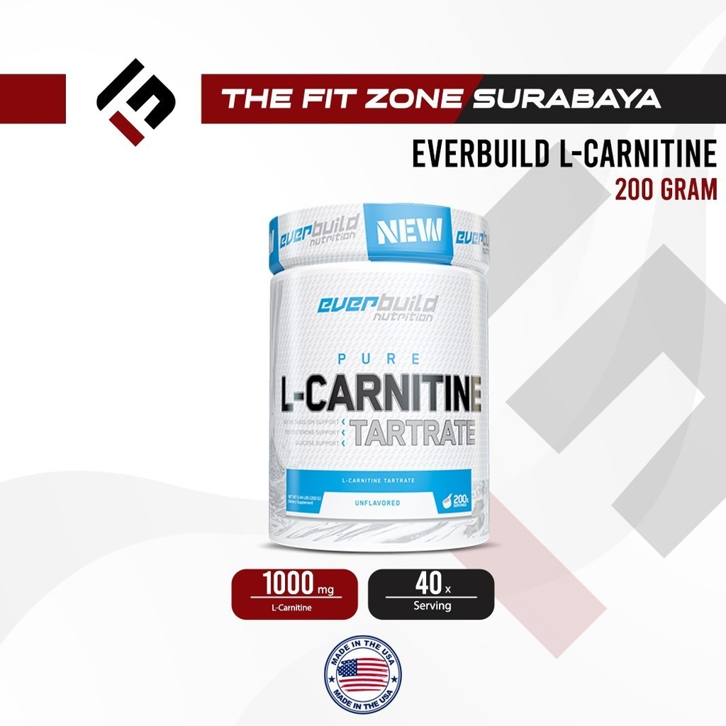Everbuild L-Carnitine Tartrate 1000 200 Gram