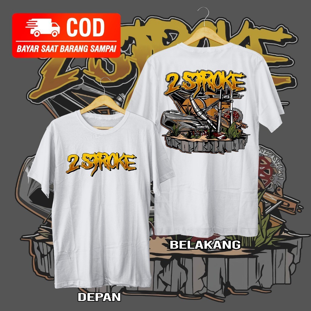 KAOS 2 STROKE | KAOS 2 TAK | KAOS MEKANIK AMATIR | KAOS 2 STROKE ORIGINAL | BAJU RACING ORIGINAL | K