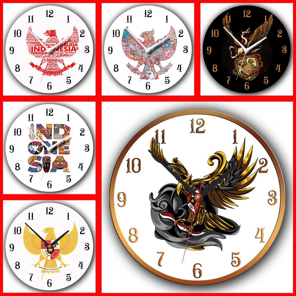 Jam Dinding Garuda Pancasila Garuda Indonesia