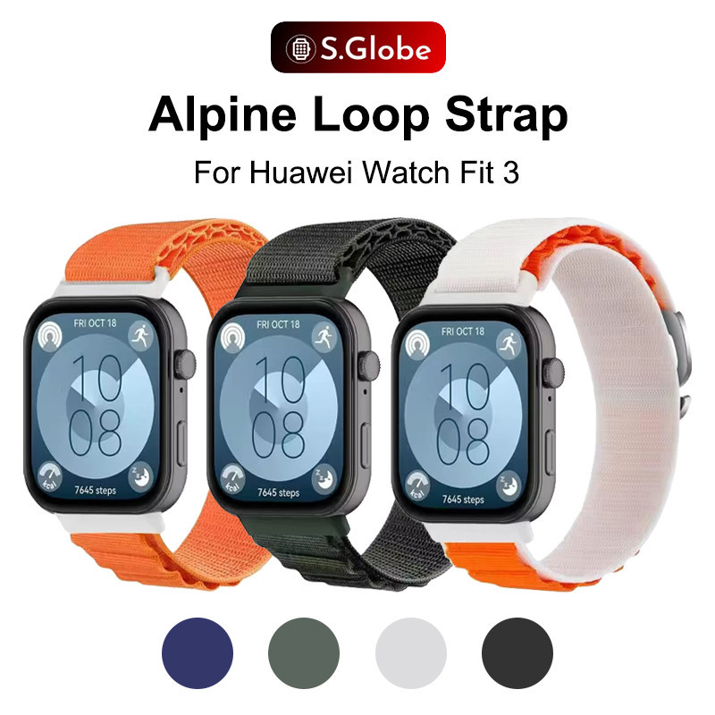 Nylon Alpine Strap Adjustable Soft Strap Applicable for Huawei Watch Fit 3