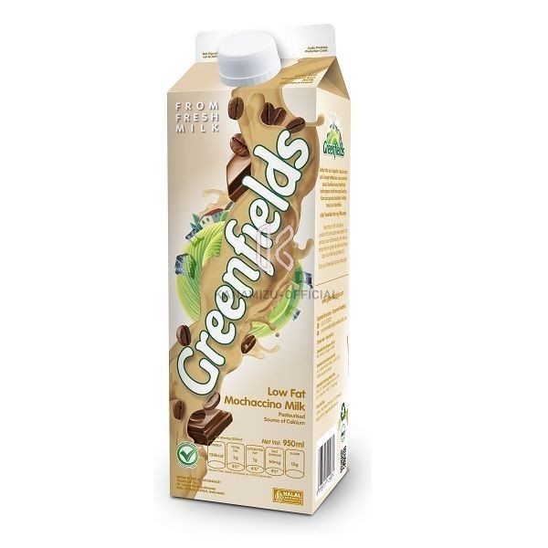 

Greenfields Low Fat Mochaccino Milk Fresh Uht Siap Minum Rasa Moka Mocha 100% Rendah Lemak 950 1000 200 ml 1 Liter