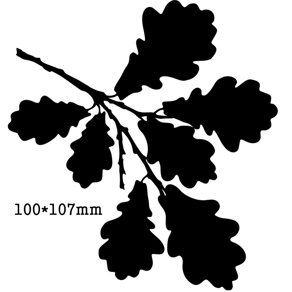 

Metal Cutting Dies oak-leaves leaf 2020 New Cut Die Mold Stencils Decoration Scrapbook Paper Craft Knife Mould Blade Punch Die