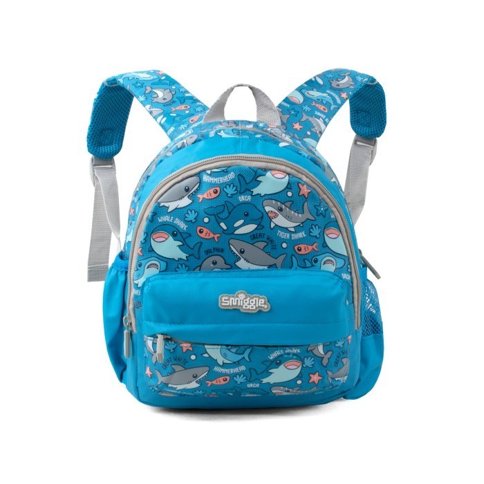 Tas Anak Authentic Smiggle teeny tiny grade ori kualitas premium - SHARK