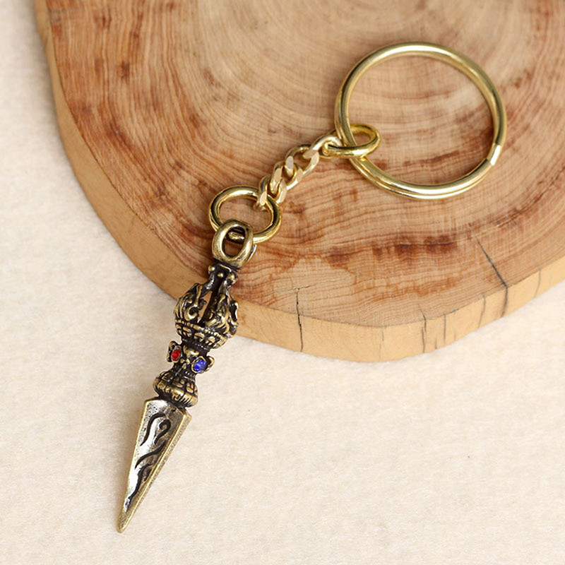 Handcraft Pendant Vintage Solid Religious Pestle Prayer Pendants Nepal Tibetan Handcraft Buddhist Va