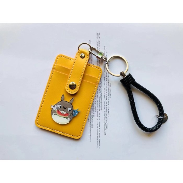 

Cheval ID card holder totoro/ gantungan kartu /lanyard/ name tag/tempat kartu - KUNING D