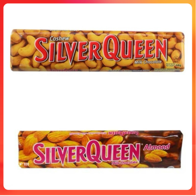 

[MDP] [EXP 2025] SILVER QUEEN CASHEW NUT / ALMOND 58GR SILVERQUEEN 58 GR