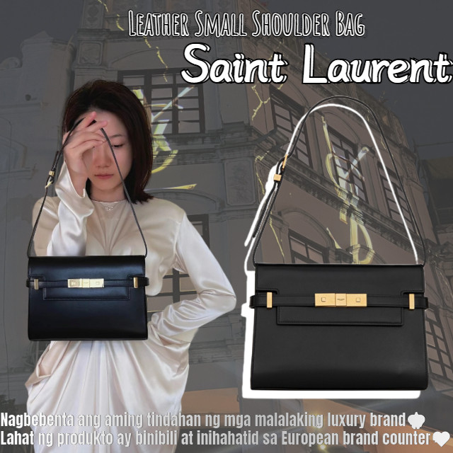 YSL/MANHATTAN BOX SAINT LAURENT Leather Small Shoulder Bag / Ladies Bag / Messenger Bag/Shoulder Bag
