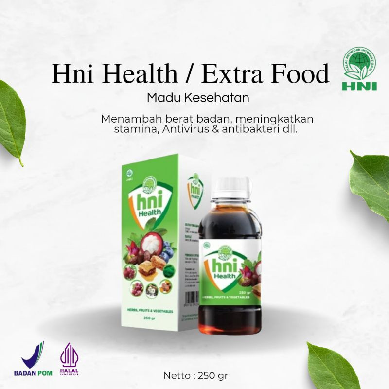 

HNI HEALTH EXTRA FOOD HPAI SUPLEMEN KESEHATAN