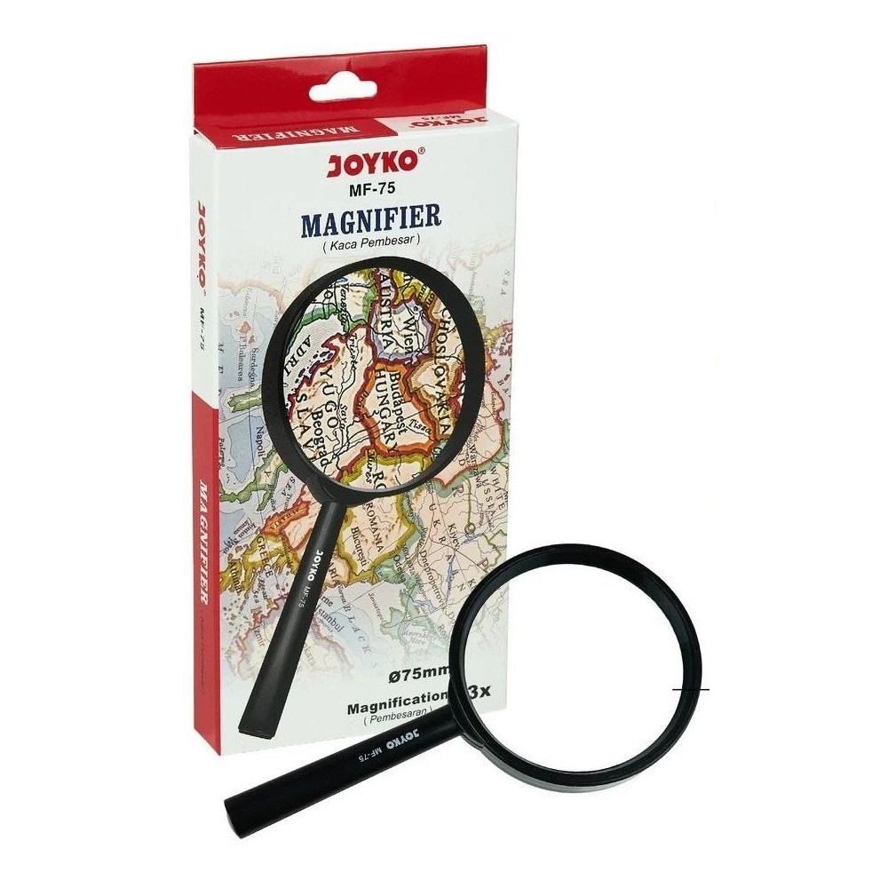 

Kaca Pembesar / Lup 75 mm - Joyko Magnifier Glass MF-75