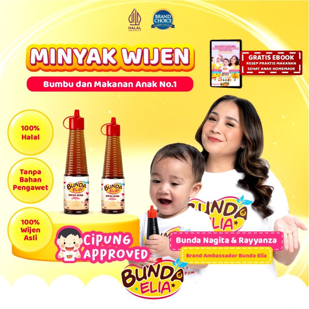 

Minyak Sehat BUMBU BUNDA ELIA Minyak Wijen 140ml