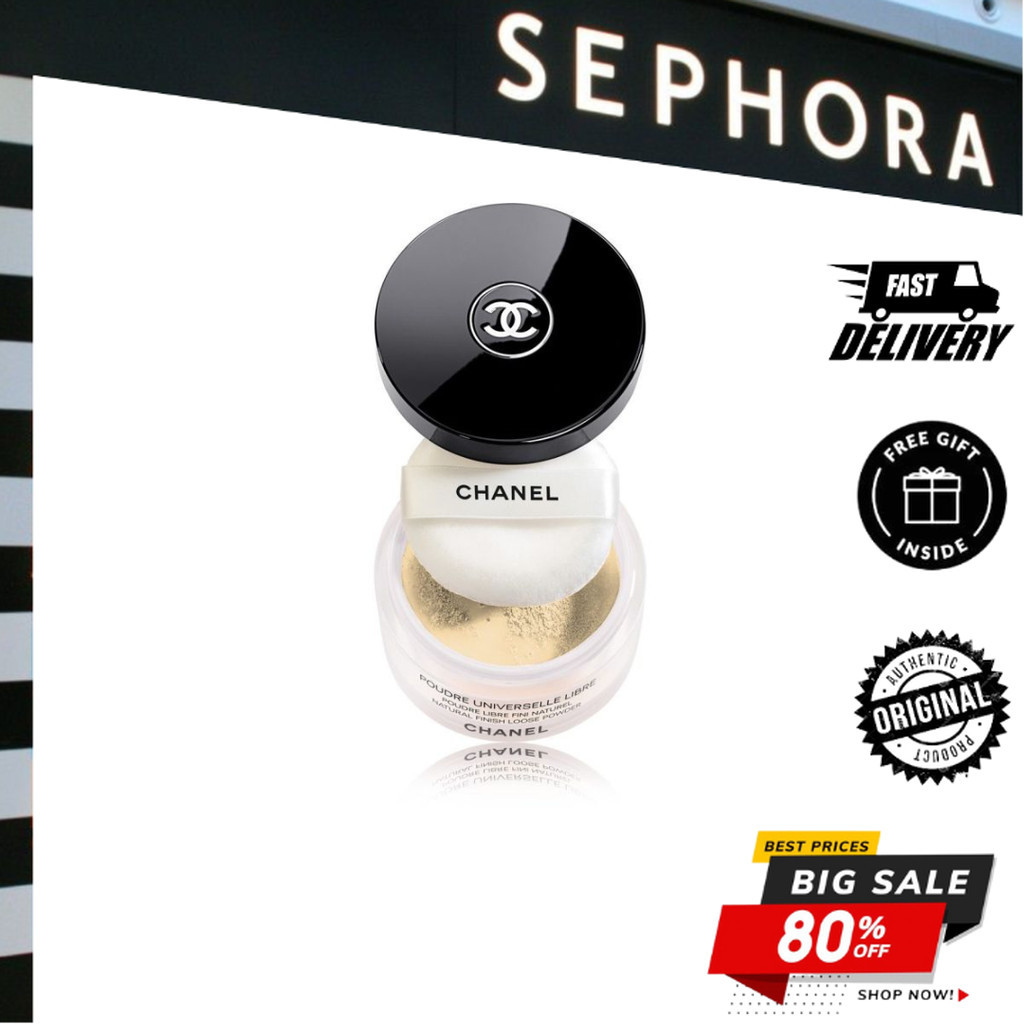 Bedak tabur Chanel/bedak tabur Chanel Poudre Finish/bedak tabur CHANEL Poudre Universelle Libre (N10