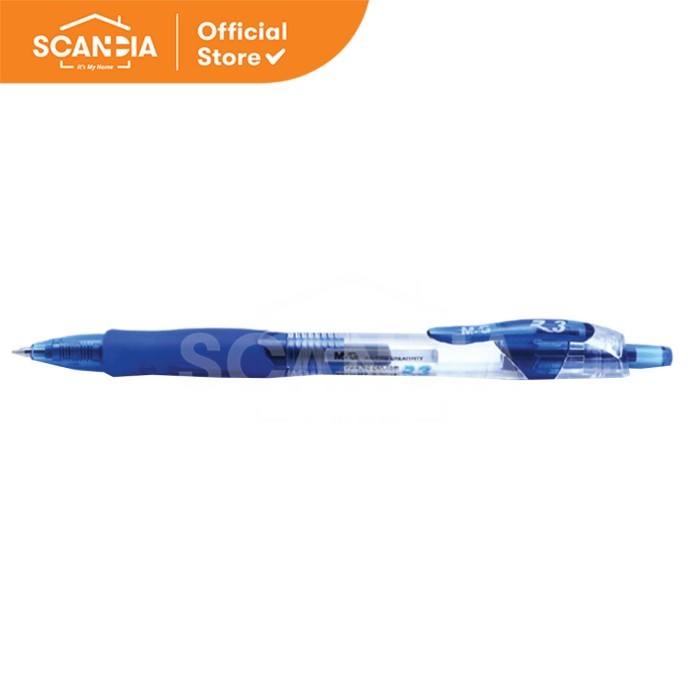 

SCANDIA Pulpen Gel Pen Blue0.5mm Comfort Grip (00003391)