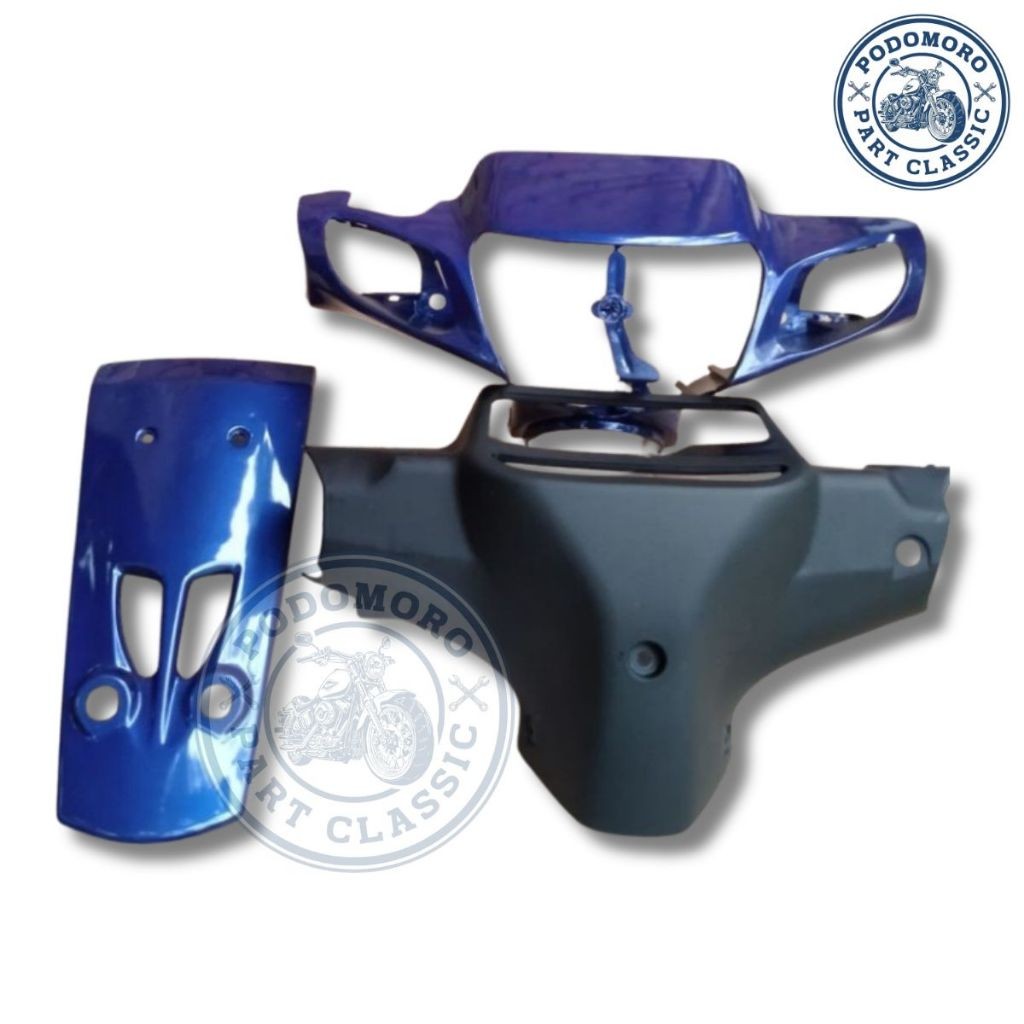 batok depan belakang set Panel yamaha fiz r pnp vega r lama biru Persis Ori narita