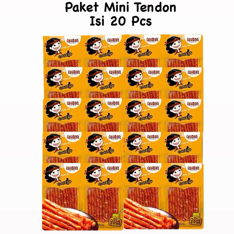 

[ Halal ] Paket Snack Latiao Mini Tendon Isi 20 Pcs