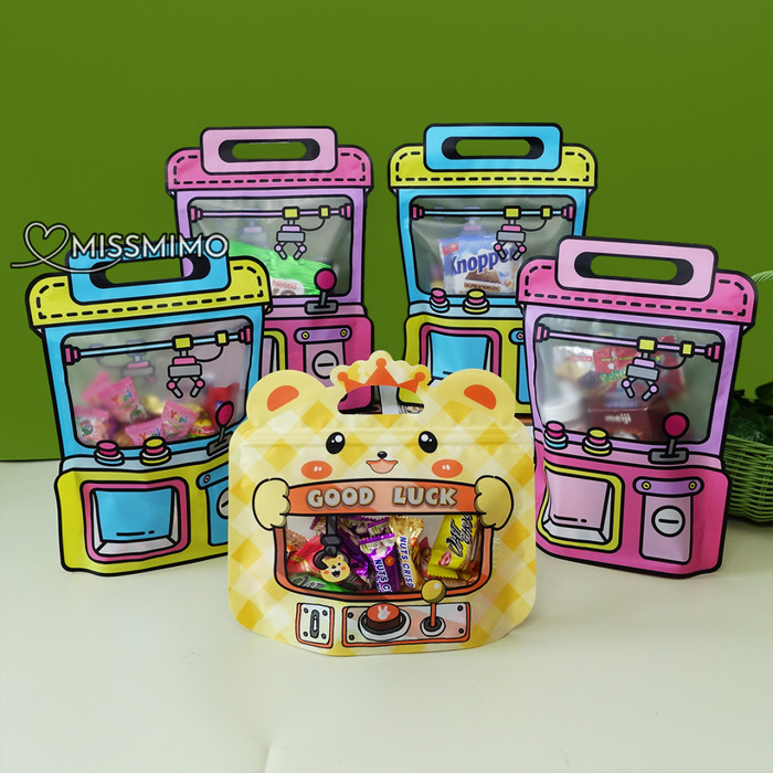 

Plastik Ziplock Ulang Tahun Birthday Packaging Goodie Bag Hadiah Hamper Kado Snack Claw Machine