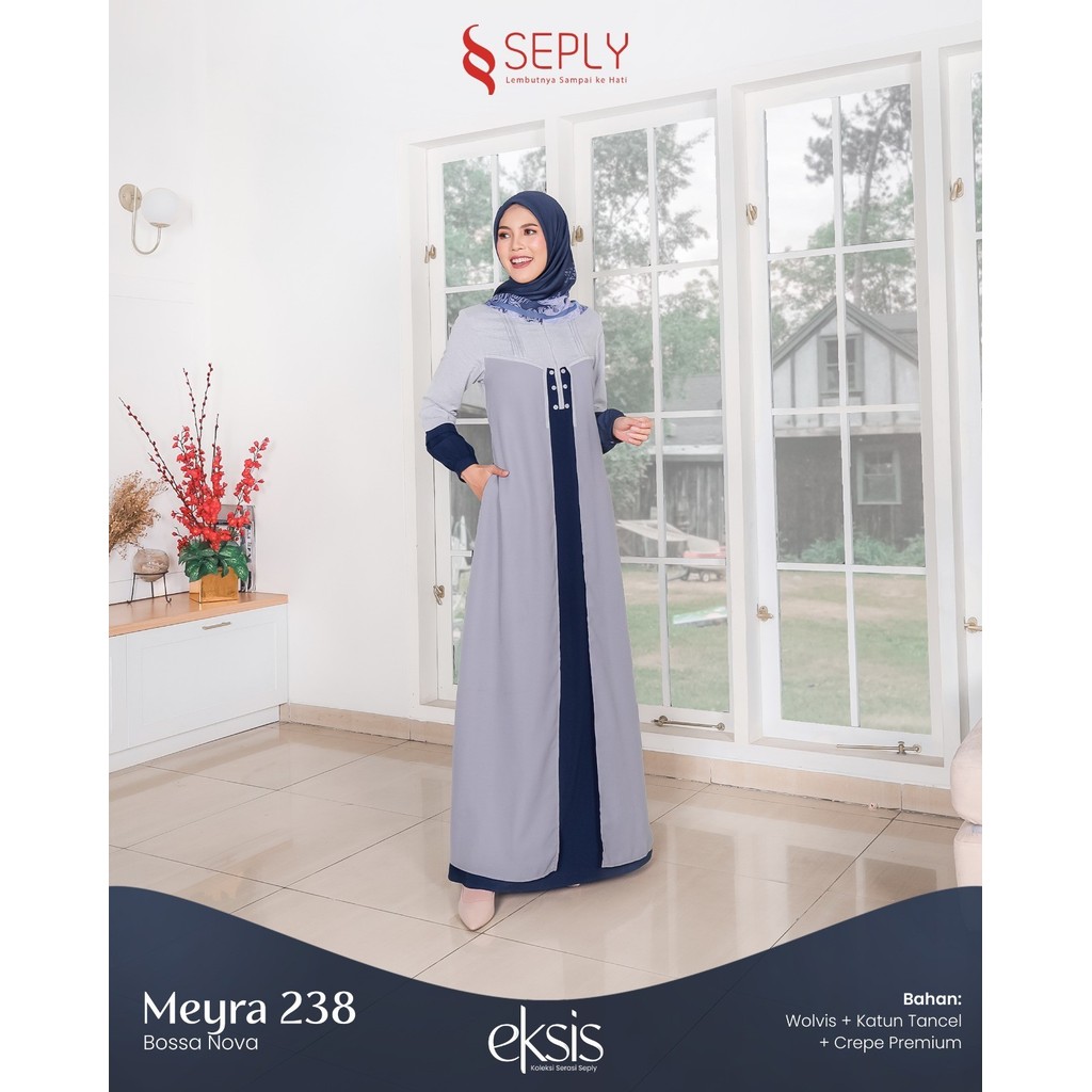 Gamis Dewasa Dress Cantik Model Terbaru Meyra 238 By Seply