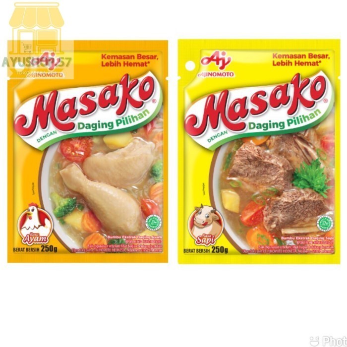 

Masako Bumbu Kaldu Penyedap [250gr] - AYUSHOP57