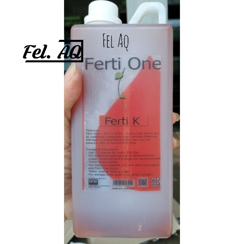 One Ferti K Pupuk Cair Aquascape 500ml 1liter